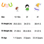 U0U Toddler Potty Training Pants 4 Pack,Cotton Training Underwear Size 2T,3T,4T,Waterproof Underwear for Kids Pink 3T