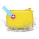 Mini First Aid Kit, 113 Pc. Water-Resistant Hard Toddler Kids Small Cute Case for Car, Home - TSA-Approved Travel Size