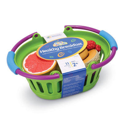 Learning Resources New Sprouts Healthy Breakfast - Pretend Play Food Toys for Toddlers, Fine Motor Skills, Gifts for Boys and Girls, 11 Pieces, Ages 18 months