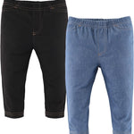 The Peanutshell Baby Boys or Girls Jeggings Set - Soft Stretchy Pants Boy & Girl Leggings, Infant and Toddler Clothes - Denim