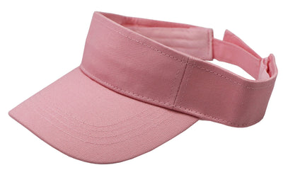 Kids-Girls-Visor Beach-Sun-Hat Adjustable Sun Protection Summer Outdoor Sports Cap for 6 to 12 Years (6-12 Years, Pink+Black)