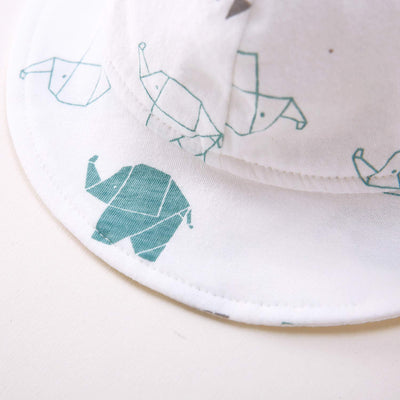 pureborn Baby Hat Newborns Boys Girls Spring Summer Sun Hats Bucket Breathable Cotton Elephant 0-3 Months