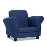 Melissa & Doug Denim Fabric Child’s Armchair (Kid’s Furniture, 23”L x 17.5”W x 18.3”H) Children's Furniture, Child's Reading Chair, Chairs for Toddlers, Oversized Kid's Armchair