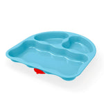 NUK First Essentials Tri-Suction Plates, Colors may vary, 2-Pack
