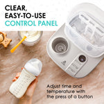 Lil' Jumbl 2-in-1 Baby Bottle Sterilizer & Warmer – Time-Saving Sterilizer & Dryer for Baby Bottles, Pacifiers, Pump Parts & Essentials – Features Precise Temperature Control Bottle Warmer