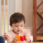 Fisher-Price Stacking Toy Baby's First Blocks Set of 10 Shapes for Sorting Play for Infants Ages 6+ Months
