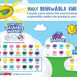 Crayola Washable Broad Line Marker Variety Set (64ct), Teacher School Supplies for Toddlers & Kids, Ultra-Clean, Window, & Gel FX Markers for Kids, 3+