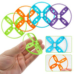 Outside Toys for Kids Ages 4-8, 24 Pack Flying Discs Supplement Set - Compatible with Most Handheld and Foot-Powered Flying Disc Toys, Includes 4 Vibrant Colors, Must-Have for Flying Disc Enthusiasts