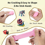 Aestd-ST Polymer Clay 60 Colors, Modeling Clay for Kids DIY Starter Kits, Oven Baked Model Clay, Non-Sticky,with Sculpting Tools, Holiday Gift for Children and Artists.