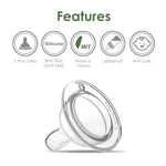 Maymom Silicone Nipple Medium Flow, 4pc