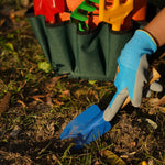 Kidz Gardening Tool Set – Gardening Tools Kit Includes Shovel, Rake, Fork Trowel, Children'z Garden Kit with Sun Hat, Apron, Gloves, Tote Bag, Sprayer and Bucket, Outdoor Play Toyz Gift for Kidz