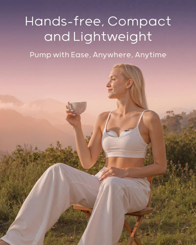 Nuliie S32 Wearable Breast Pump Hands-Free, More Private Electric Pump, 4 Modes 9 Suction Levels, 24mm Flange with 18/21mm Inserts, Easy Clean & Anti-Leak Design, Accessories Included (2 Packs, White)
