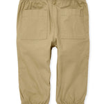 The Children's Place,Baby Boys,and Toddler Stretch Pull on Jogger Pants,Flax,18 Months,24 Months