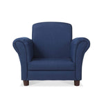 Melissa & Doug Denim Fabric Child’s Armchair (Kid’s Furniture, 23”L x 17.5”W x 18.3”H) Children's Furniture, Child's Reading Chair, Chairs for Toddlers, Oversized Kid's Armchair