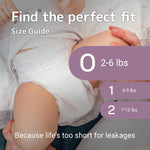 Bambo Nature Hypoallergenic Dream Baby Diapers, Eco-Labeled Sustainable Diapers, Enhanced Leakage Protection, Totally Chlorine-Free, Skin Friendly, and Super Absorbent - Size 0 (24 Count)