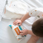 Hooru Plant Based Fibers Baby Wipes Unscented - Wipes Baby Sensitive Skin, 480 Ct, Hypoallergenic Toxic-Free & Fragrance Free, Hydrating, Moisturizing, Naturally Soft for Babies and Kids