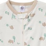 Gerber Baby-Boys 2-Pack Footed Pajamas, Desert Animals, 3-6 Months