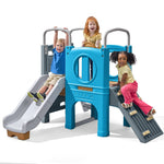 Step2 Scout & Slide Climber, Kids Outdoor Playset, Backyard Playground Set, Slide, Climbing Wall, Tunnel, Outside Vintage Style Jungle Gym, for Toddlers 2-6 Years Old
