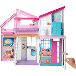 Barbie Doll House Playset, Malibu House with 25+ Themed Furniture & Accessories, 6 Rooms Including 2-in-1 Transformations