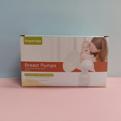 Manual Breast Pump with Bottle and Nipple, BPA-Free Breastfeeding Milk Extractor