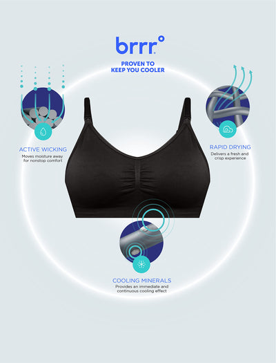 Motherhood Maternity Full Busted Cooling Seamless Nursing Bra