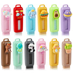 12 Pack Cute Retractable Pencil Erasers for Kids Bulk Kawaii Cartoon Fun Erasers for Teacher Class Rewards Favor School Supplies Home Office Party Gift Filling