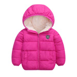 Vmterliya Winter Coats for Toddler Kids Infants Baby Boys Girls Light Puffer Warm Thick Hooded Down Jacket Outerwear for 2-7 Years (2-3 T, Rose)