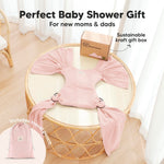 KeaBabies Baby Wrap Carrier Ring Sling - Easy to Wear, Adjustable D-Lite Baby Carrier Newborn to Toddler, Infant Carrying Shirt, Hands Free Bonding, Breathable Fabric Wearing Wrap (Dusty Pink)