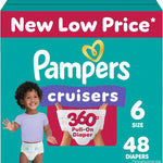 Pampers Diapers - Cruisers 360 - Size 5, 128 Count, Babyproof up to 100% Leakproof Pull-On Diaper