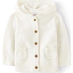 Gymboree,Button Up Cardigan Sweater,Bunnys Tail,UPTO7LBS.