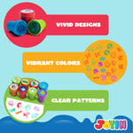JOYIN 100PCS Assorted Stamps for Kids Self-Ink for Party Favor, Teacher Stamps, Kids Treasure Box, Prize for Classroom, Birthday School Stuffers (50 Designs, Dinosaur, Halloween Stampers)