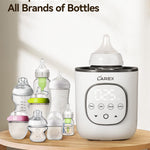 LAREX Bottle Warmer, Fast Baby Bottle Warmer for Breastmilk and Formula, with Timer and Accurate Temp Control, 8 in 1 Baby Milk Warmer BPA Free with Digital Display, Bottle Warmers for All Bottles