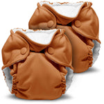 Kanga Care Lil Joey Newborn All in One AIO Cloth Diaper (2pk) Copper 4-12lbs