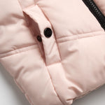 DKNY Infant Toddler Baby Girls' Winter Jacket - Fleece Lined Quilted Bubble Puffer Parka Coat for Girls (Sizes:12M-4T), Size 12 Months, Pink/Blush