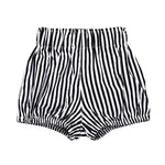 EISHOW 5 Pack Baby Shorts for Boy Girl Cotton Linen Blend Bloomer Cute Striped Dot Bloomers Loose Harem Triangle Pants