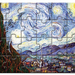 YOGEON 24 Pieces Starry Night Puzzle, Toddler Easy Puzzles for Kids Ages 3-5,4-6 Artist-an Intellectual Decompression Entertainment Game and Preschool Educational Learning Toys
