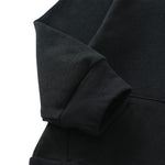ROMPERINBOX Unisex Solid Baby Sweatshirts Hoodies, Lightweight Full Zip-up Jackets Coat 0-24 Months (Black, 9-12 Months)