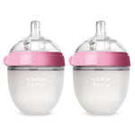 Comotomo Baby Bottle Double Pack, Green, 5oz