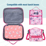 Wildkin Kids Bento Box - 4 Compartments, Airtight, Dishwasher Safe, Meal Prep for Kids - Unicorn
