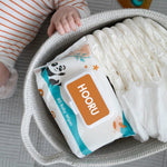Hooru Plant Based Fibers Baby Wipes Unscented - Wipes Baby Sensitive Skin, 480 Ct, Hypoallergenic Toxic-Free & Fragrance Free, Hydrating, Moisturizing, Naturally Soft for Babies and Kids