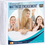 Utopia Bedding Zippered Mattress Encasement Queen, 100% Waterproof Bed Bug and Dust Mite Proof Mattress Protector, Absorbent Six-Sided Mattress Cover