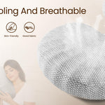 Tinkerz Pregnancy Pillow for Sleeping Memory Foam Pillow for Side Sleeper, Maternity Pillow Support for Back, Belly, HIPS for Pregnant Women, Portable and Adjustable Travel Wedge Pillows Grey