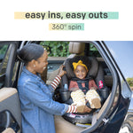 Chili Spin SI Rotating 2-in-1 Convertible Car Seat, Rear and Forward-Facing, No-Rethread Harness, Tested to Safety Standards (Thunder)