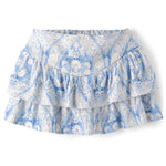 Gymboree,Girls,and Toddler Linen Skirts,Blue Ruffle,3 Years