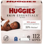 Huggies Skin Essentials Baby Wipes, Hypoallergenic, 99% Water, 6 Flip Top Packs (336 Wipes Total)