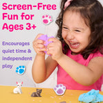 Creativity for Kids Sensory Minis Pets Kit | Cloud Clay Sensory Toy for Kids | Spring Crafts | Mess-Free, Screen-Free Travel Activity for Kids (Ages 3+)