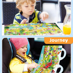 Benresive Reusable Sticker Books for Kids 2-4, Sticker Books for Toddlers 1-3 2-4, Toddler Travel Toys Activities Crafts Gifts - Farm, Animal and Season