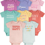 Onesies Brand unisex-baby 8-pack Short Sleeve Mix & Match Bodysuits