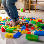 Goliath Jelly Blox Creative Kit | Includes 20 Blocks | Toddler & Preschool Building Blocks Kids Can Squeeze, Stretch, Squish | MESH ACCREDITED | Safety Tested & Ouch-Free | Sensory Play Toy Ages 2+