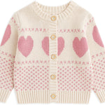Simplee kids Baby Girls' Fall Winter Cardigan Sweaters Coats Outfits for Toddlers
